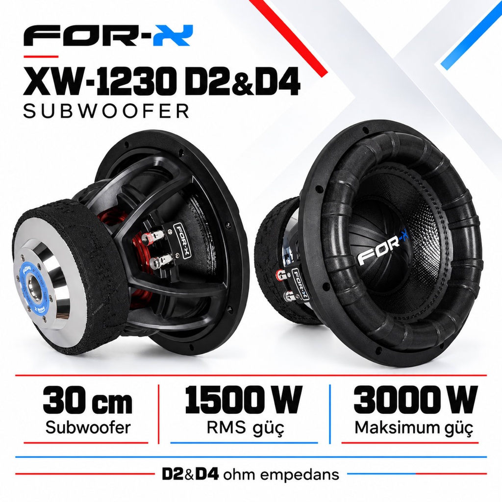FOR-X XW-1230 D2&D4 Subwoofer