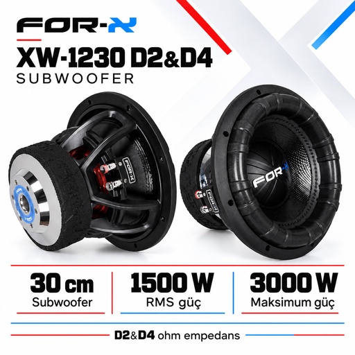 FOR-X XW-1230 D2&D4 Subwoofer