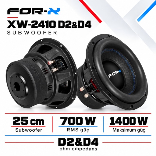 FOR-X XW-2410 D2&D4 Subwoofer