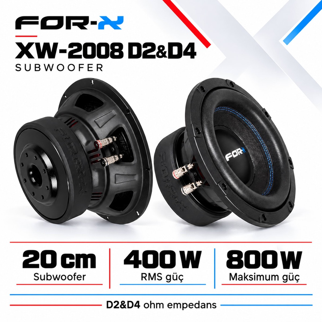 FOR-X XW-2008 D2&D4 Subwoofer