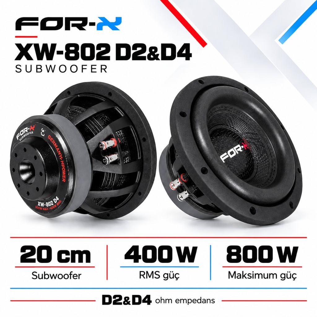 FOR-X XW-802 D2&D4 Subwoofer