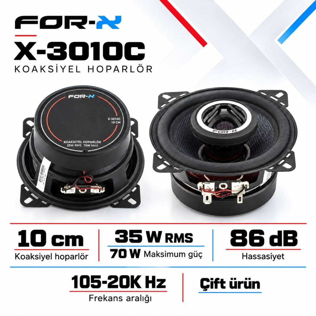 FOR-X X-3010C Koaksiyel Hoparlör
