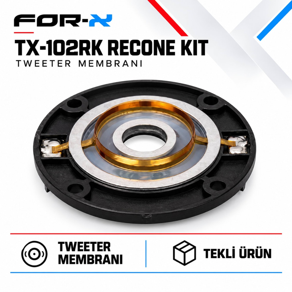FOR-X TX-102RK RECONE KIT Tweeter Membranı