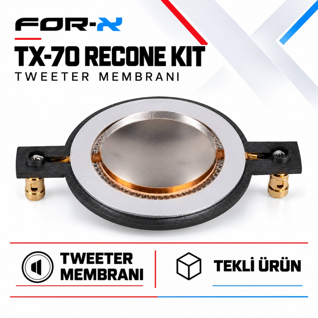 FOR-X TX-70 RECONE KIT Tweeter Membranı
