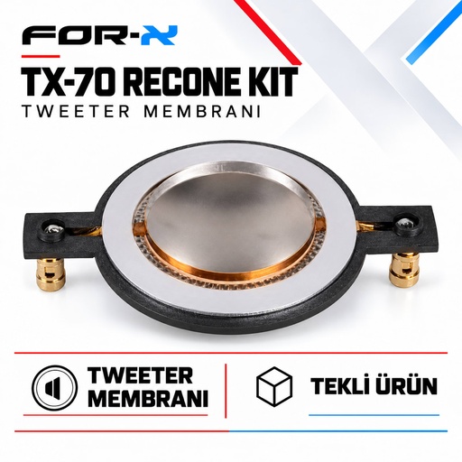 FOR-X TX-70 RECONE KIT Tweeter Membranı