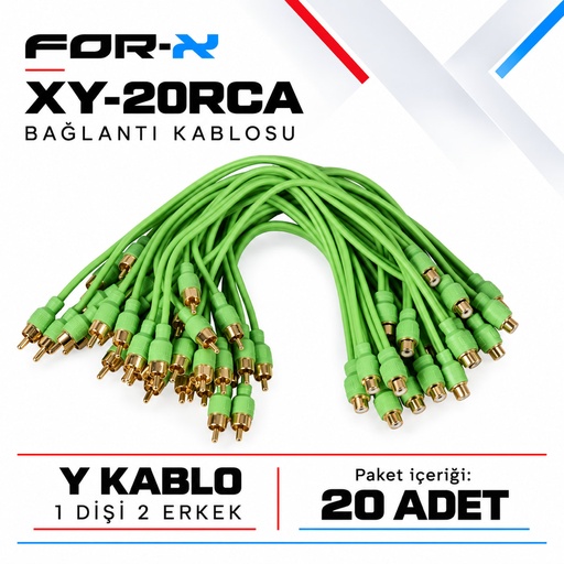 FOR-X XY-20RCA Bağlantı Kablosu