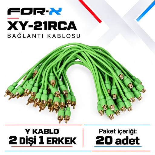 FOR-X XY-21RCA Bağlantı Kablosu