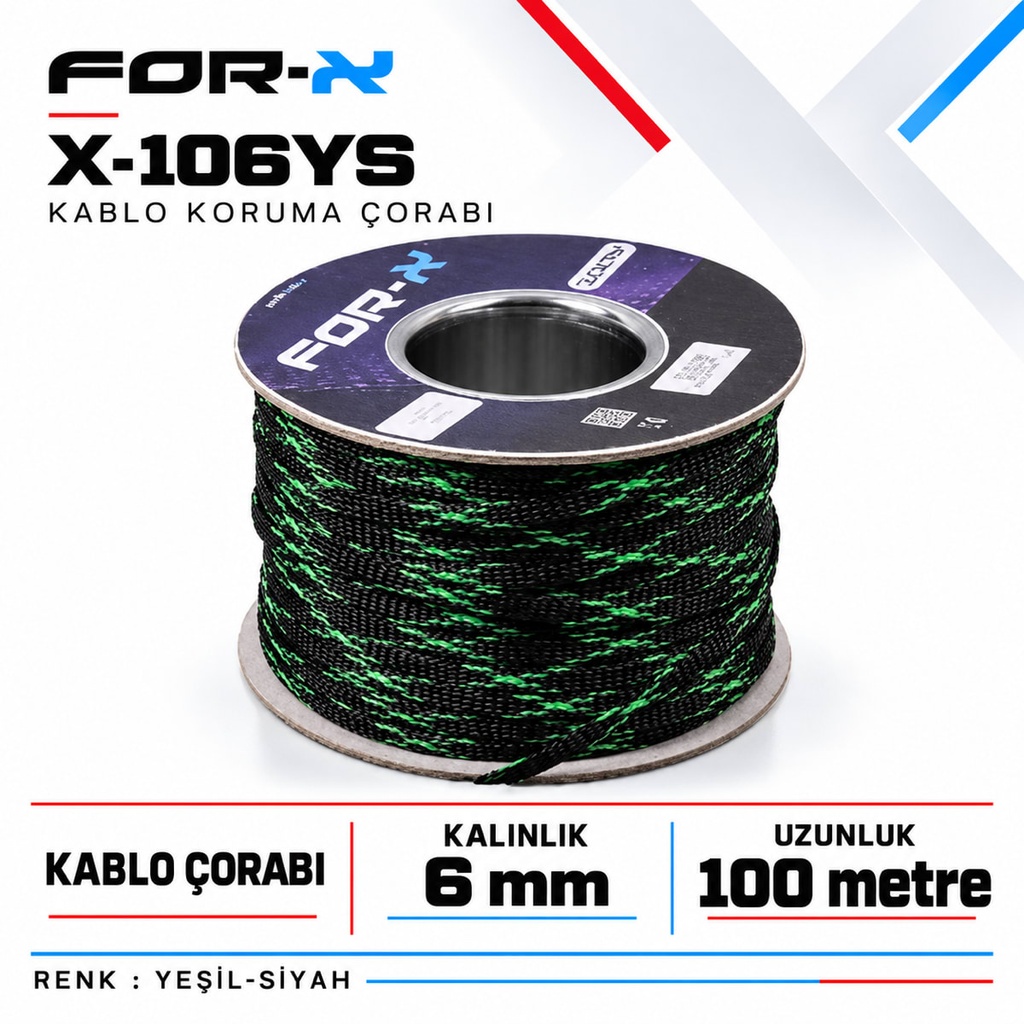 FOR-X X-106YS Kablo Koruma Çorabı