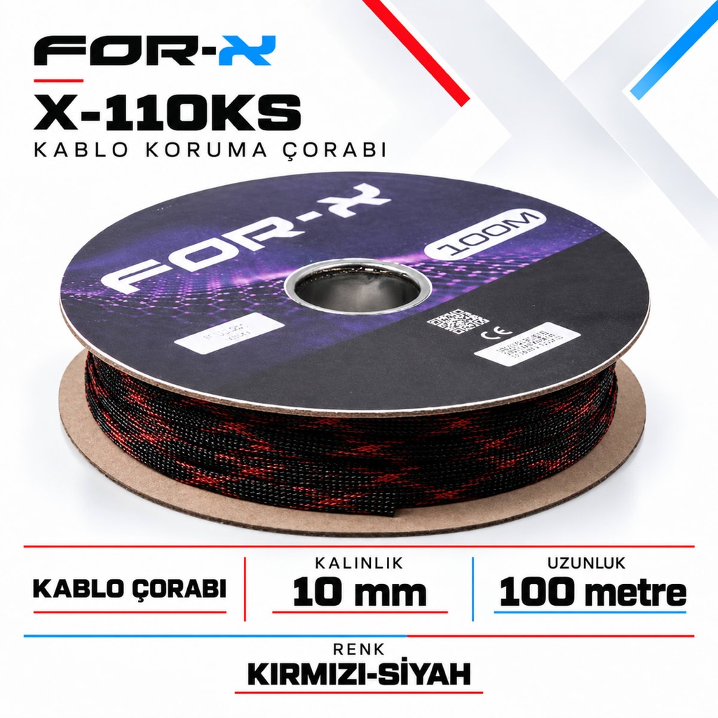 FOR-X X-110KS Kablo Koruma Çorabı