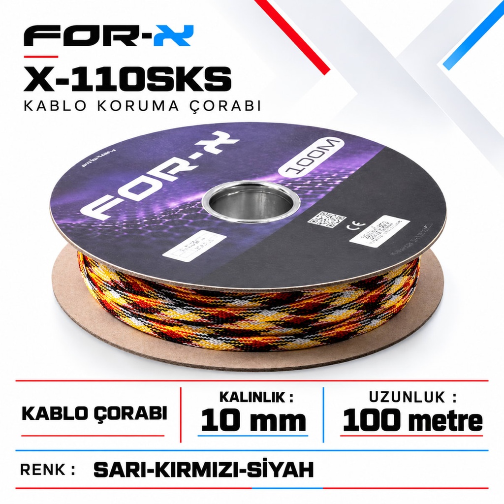 FOR-X X-110SKS Kablo Koruma Çorabı