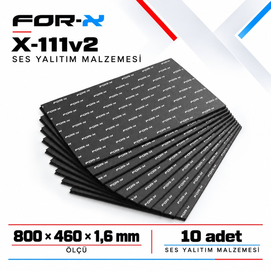 FOR-X X-111v2 Ses Yalıtım Malzemesi