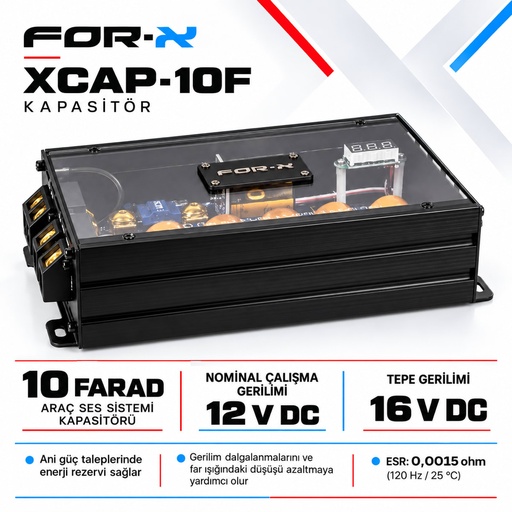FOR-X XCAP-10F Kapasitör