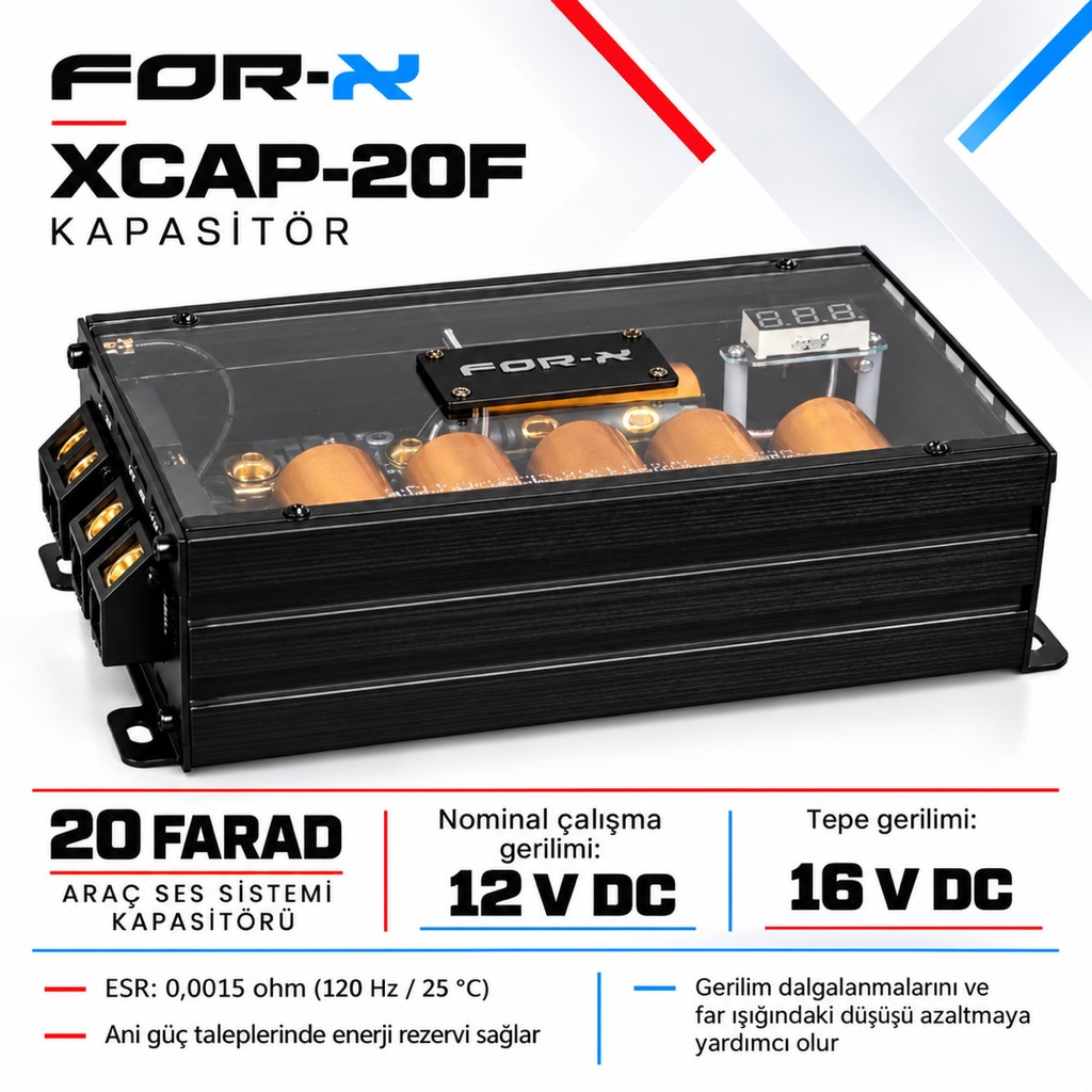 FOR-X XCAP-20F Kapasitör