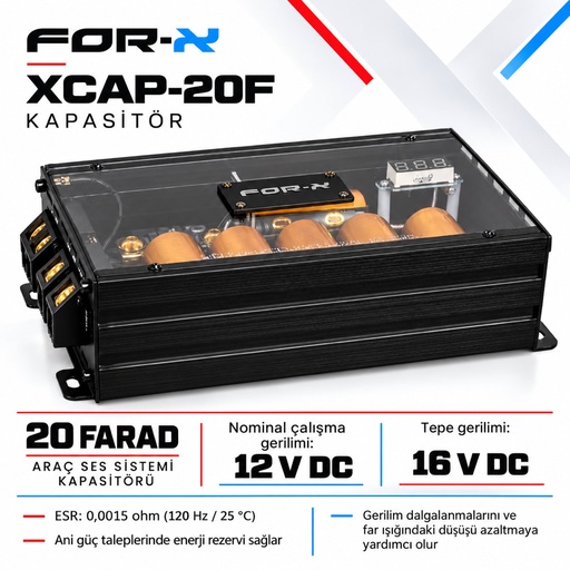 FOR-X XCAP-20F Kapasitör