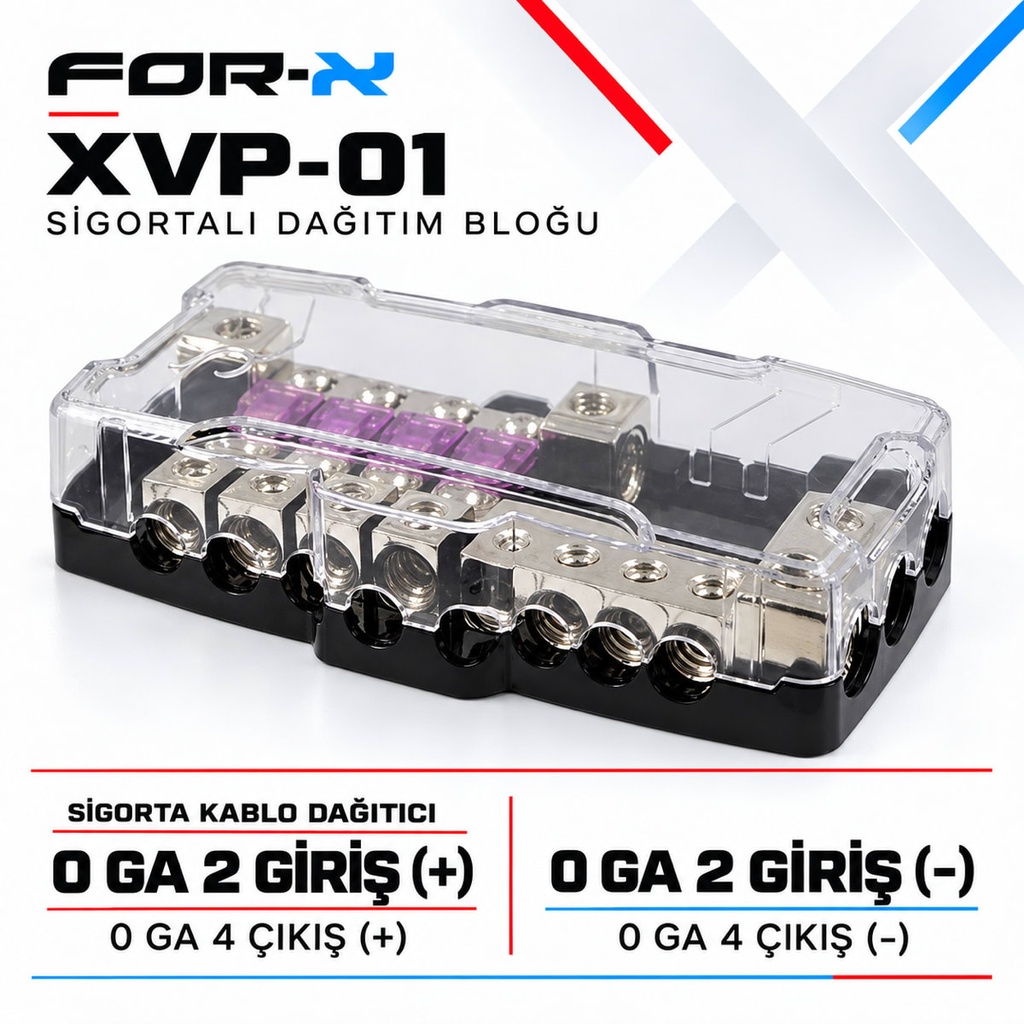 FOR-X XVP-01 Sigortalı Dağıtım Bloğu