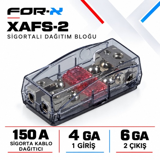 FOR-X XAFS-2 Sigortalı Dağıtım Bloğu