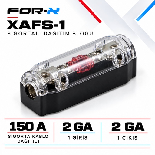 FOR-X XAFS-1 Sigortalı Dağıtım Bloğu
