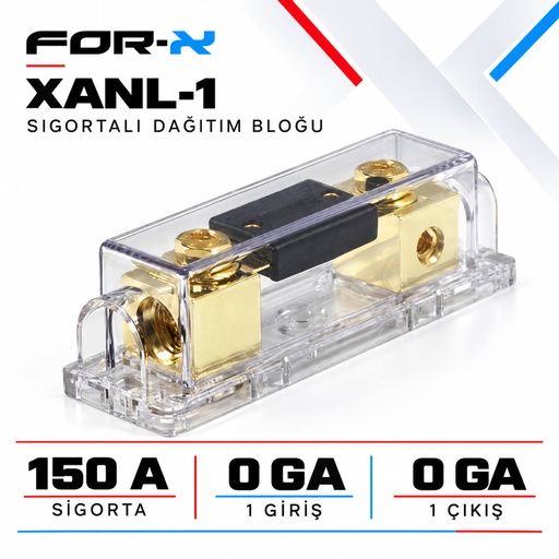 FOR-X XANL-1 Sigortalı Dağıtım Bloğu