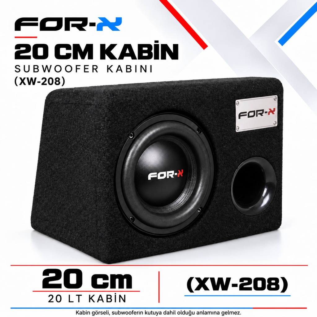 FOR-X 20 CM KABİN Subwoofer Kabini