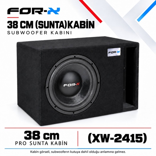 FOR-X 38 CM (SUNTA) KABİN Subwoofer Kabini