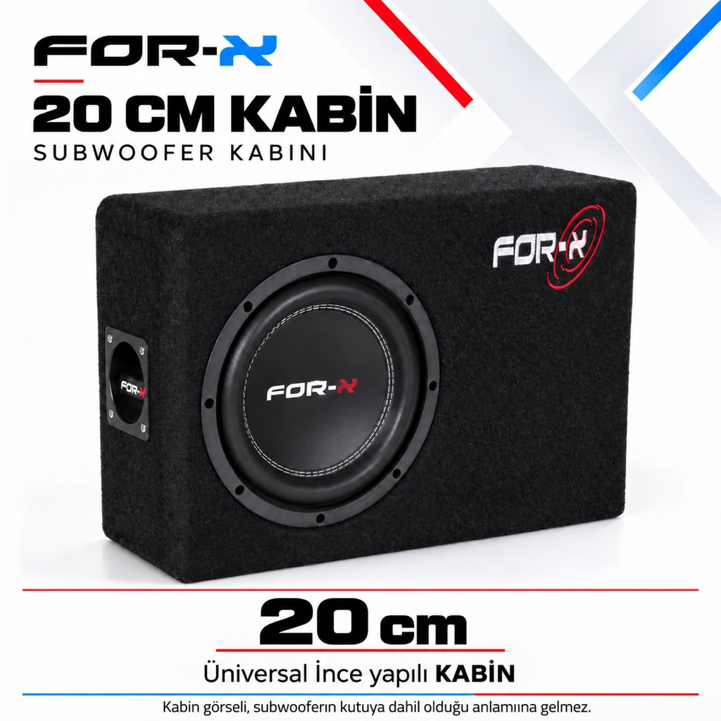 FOR-X 20 CM KABİN Subwoofer Kabini