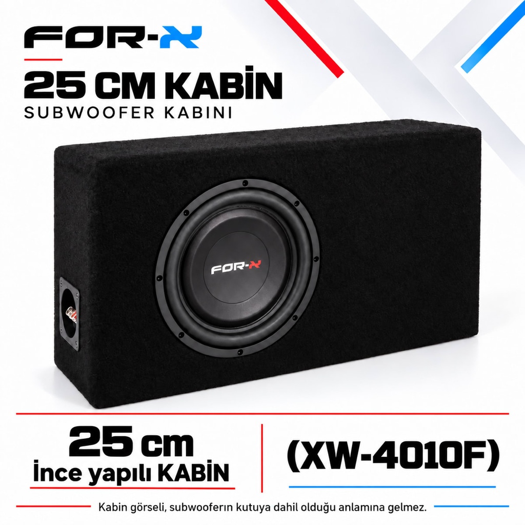 FOR-X 25 CM KABİN Subwoofer Kabini