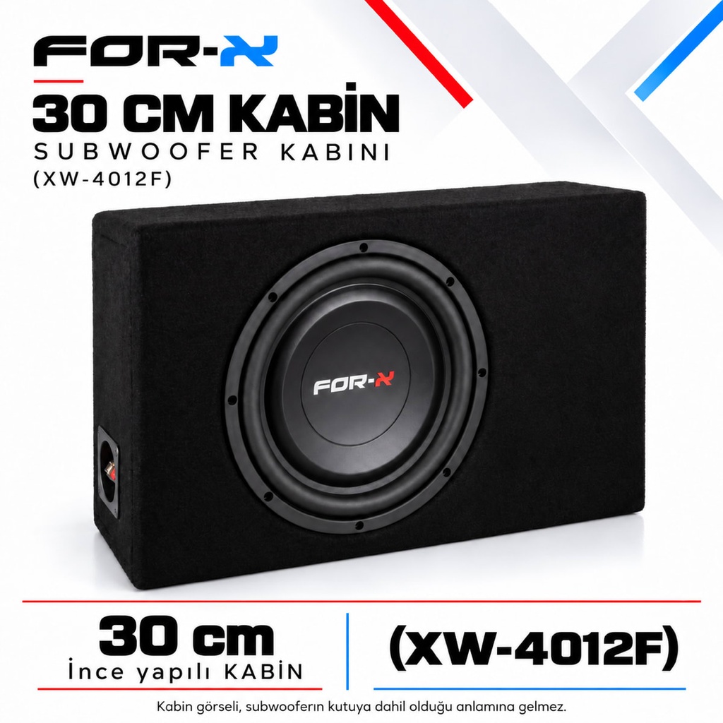 FOR-X 30 CM KABİN Subwoofer Kabini