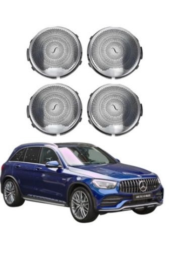 LOONVEX Premium Mercedes GLC X253 Burmester Kolon Kapağı 3 Renk Ambiyans Aydınlatmalı Set